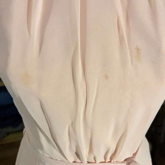 Amsale Halter Pink Dress Gown - 8 - Picture 3 of 7